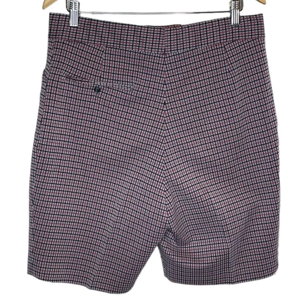 Trend Fashions Red and Blue Plaid vintage shorts size 32 - Picture 2 of 4